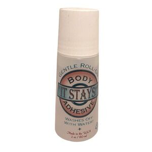 It Stays Body Adhesive Roll-On 2oz Discontinued‎ Vintage Beauty